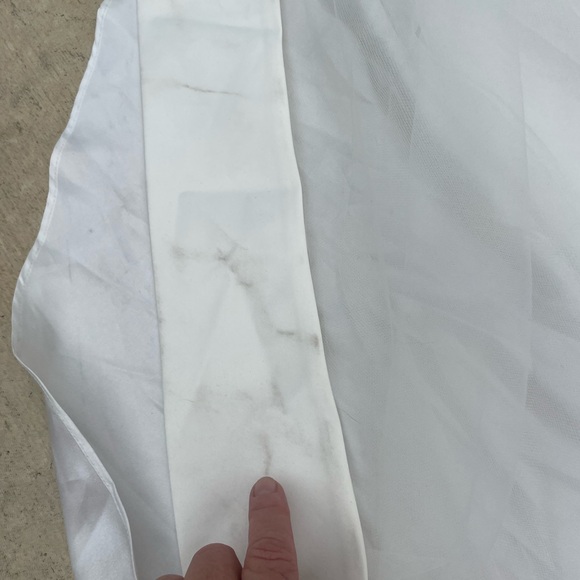 Bridal Originals Cream Wide Edging Sleeveless Beaded Wedding Dress - Picture 9 of 13